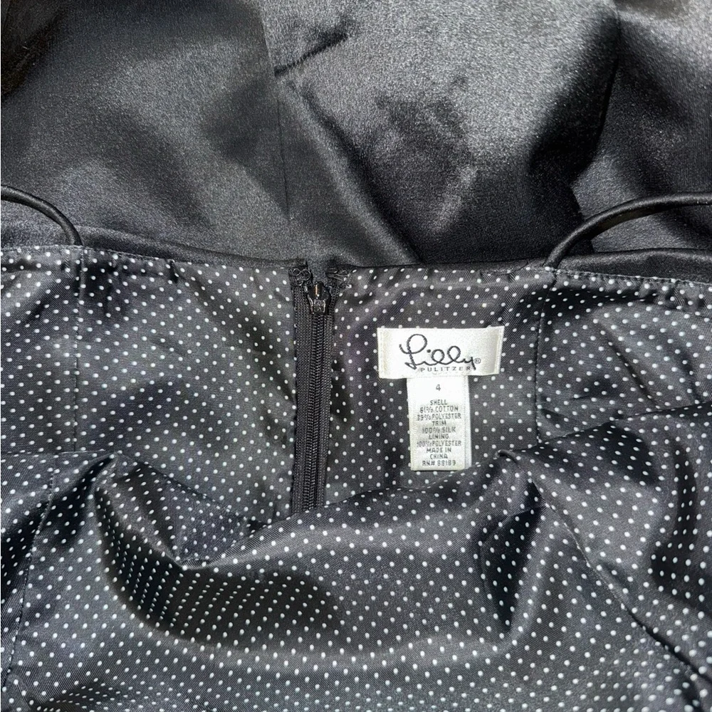 Lilly Pulitzer Elegant Black Off-Shoulder Dress - Picture 7 of 7